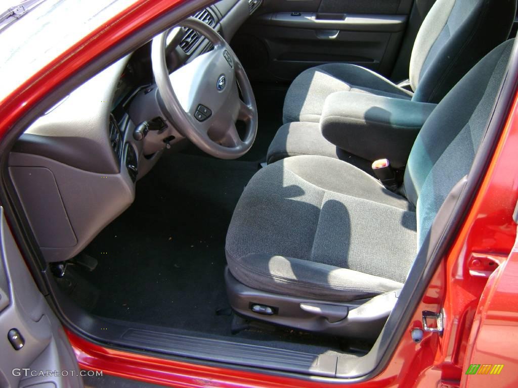 2001 Taurus SES - Toreador Red Metallic / Dark Charcoal photo #7