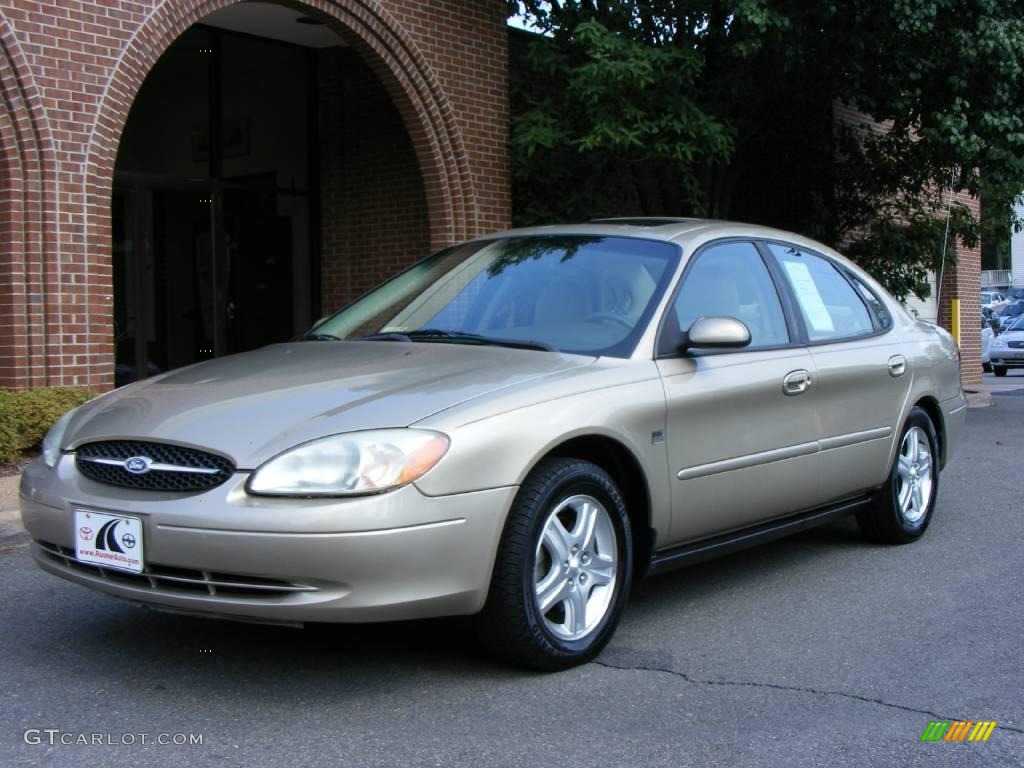 2001 Taurus SEL - Harvest Gold Metallic / Medium Parchment photo #1