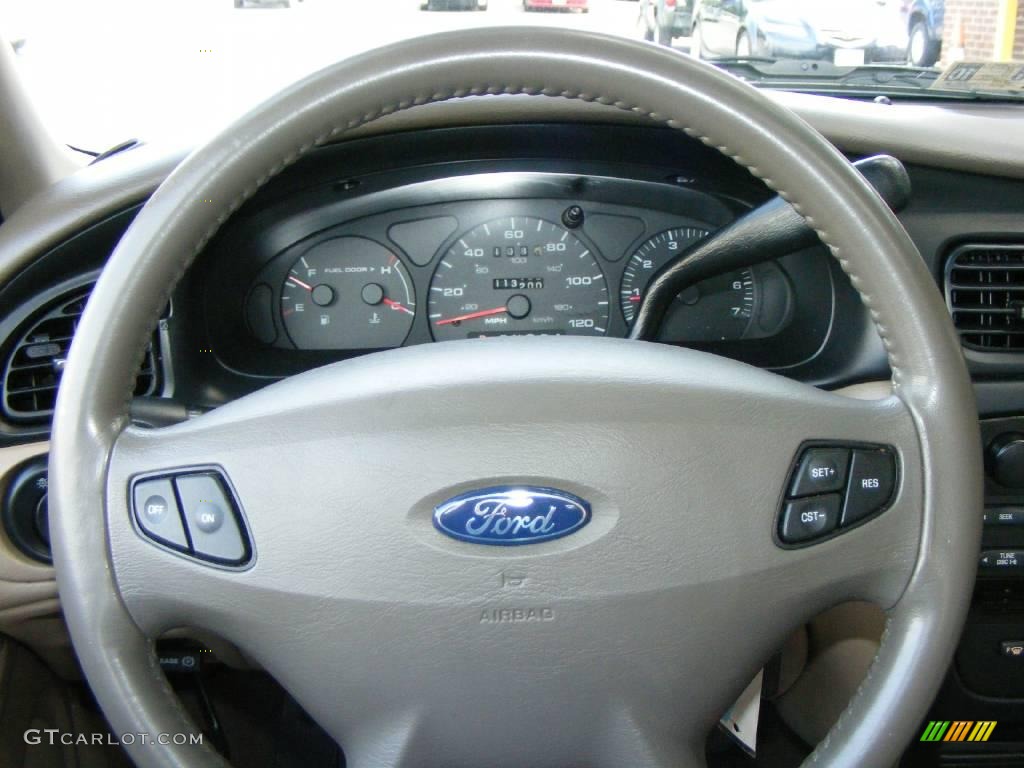 2001 Taurus SEL - Harvest Gold Metallic / Medium Parchment photo #10