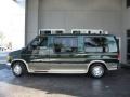 1999 Deep Emerald Green Metallic Ford E Series Van E150 Custom Passenger  photo #5