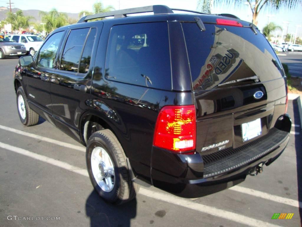 2005 Explorer XLT - Black / Midnight Grey photo #2