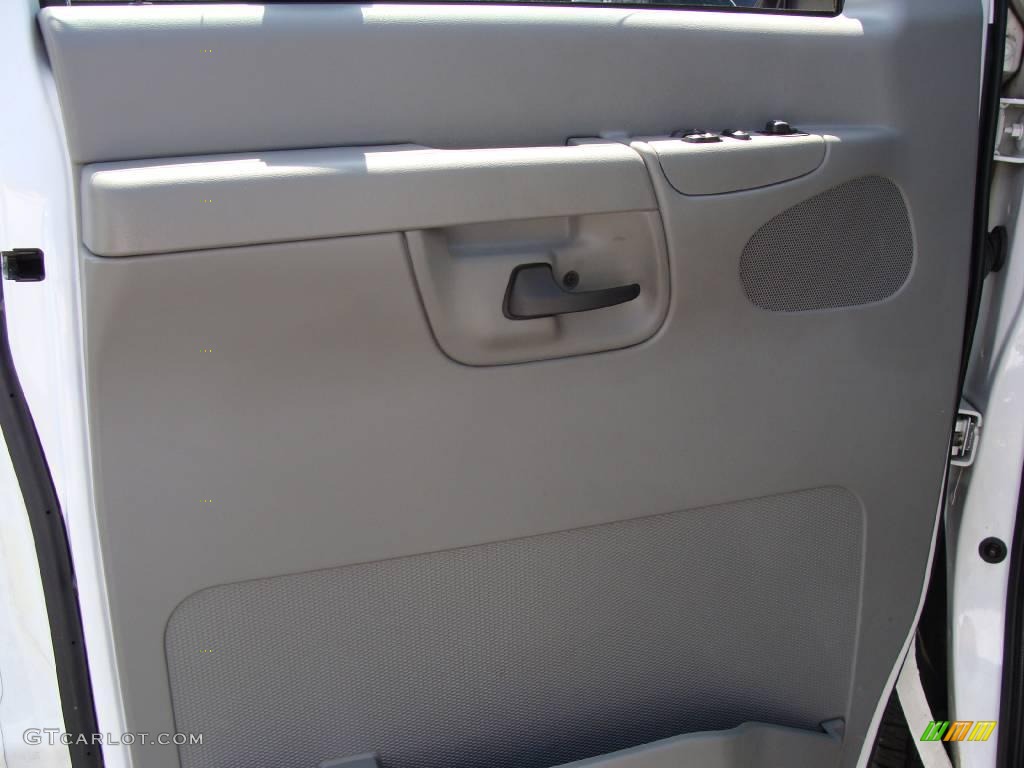 2007 E Series Van E350 Super Duty XLT Passenger - Oxford White / Medium Flint Grey photo #9