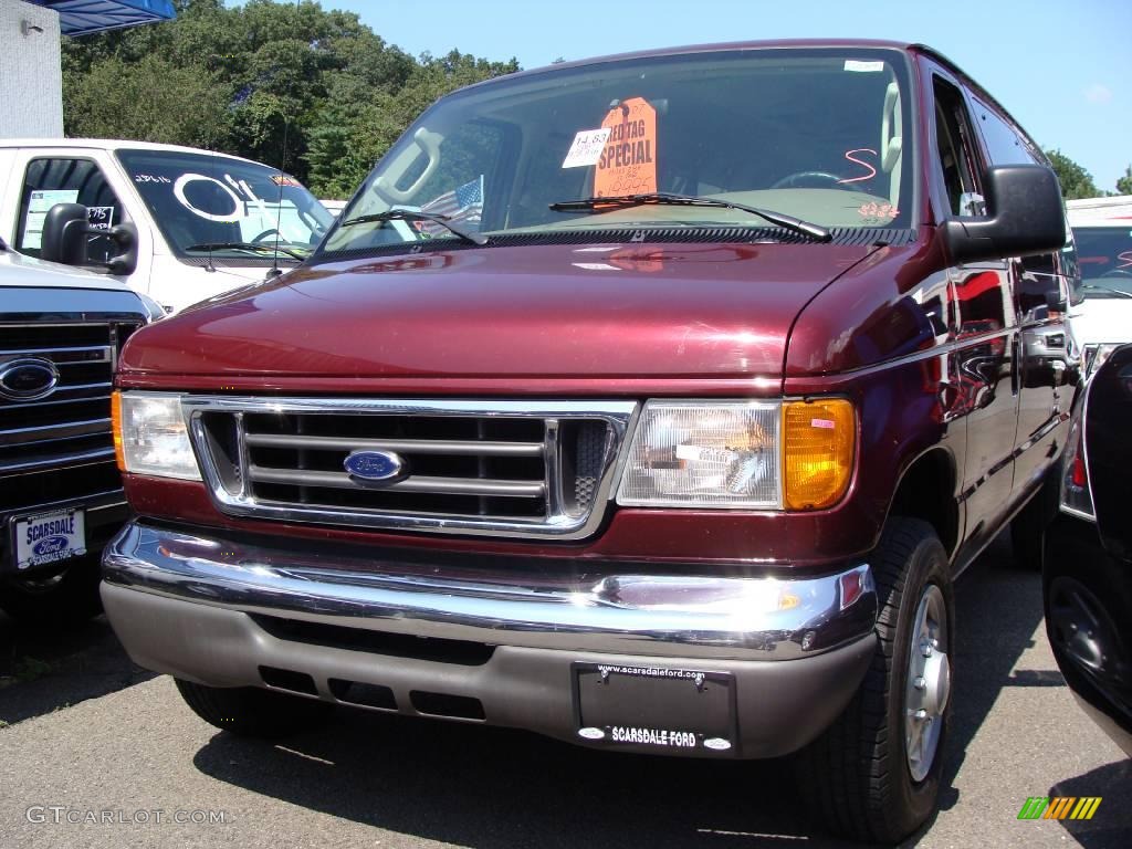 Dark Toreador Red Metallic Ford E Series Van