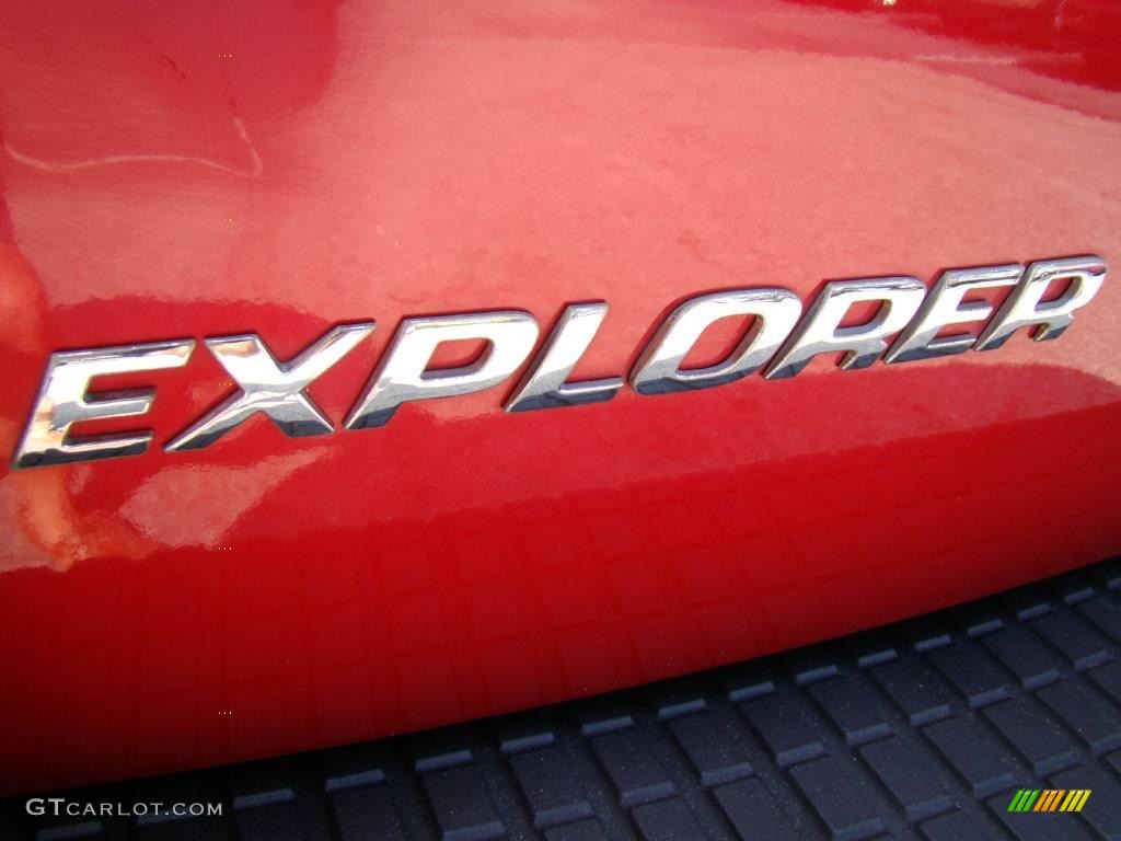2003 Explorer XLS 4x4 - Redfire Metallic / Graphite Grey photo #26