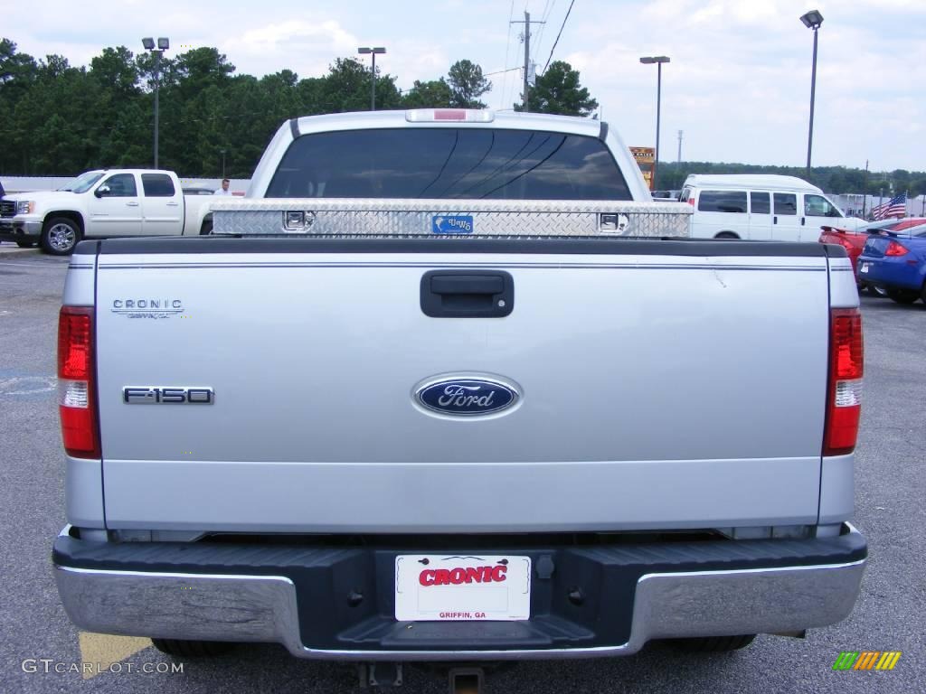 2005 F150 XLT Regular Cab - Silver Metallic / Medium Flint Grey photo #7