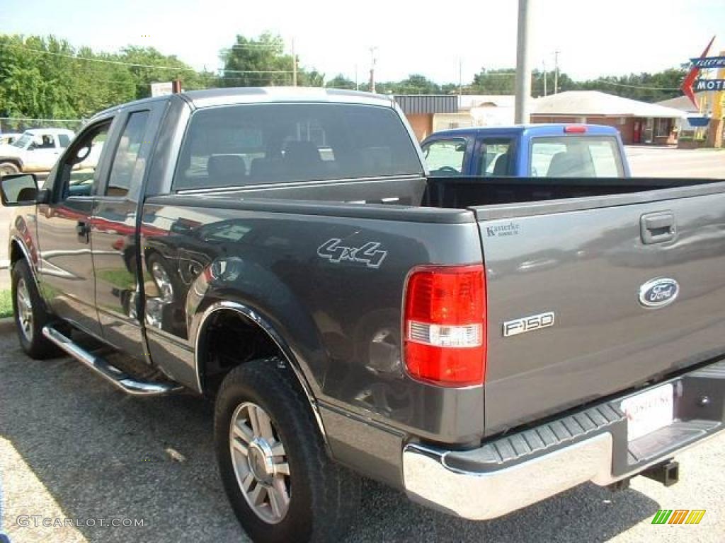 2005 F150 XLT SuperCab 4x4 - Dark Shadow Grey Metallic / Medium Flint Grey photo #3
