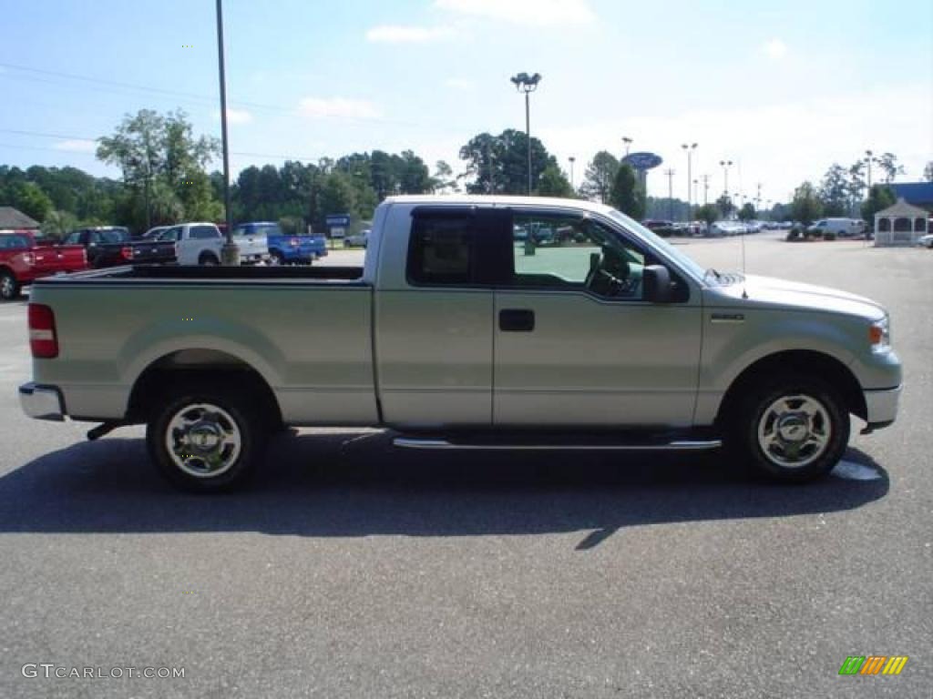 2005 F150 XLT SuperCab - Silver Metallic / Medium Flint Grey photo #4