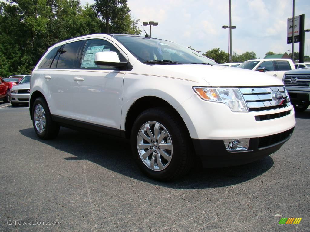 2010 Edge SEL - White Platinum Tri-Coat / Camel photo #1