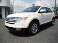 2010 White Platinum Tri-Coat Ford Edge SEL  photo #6