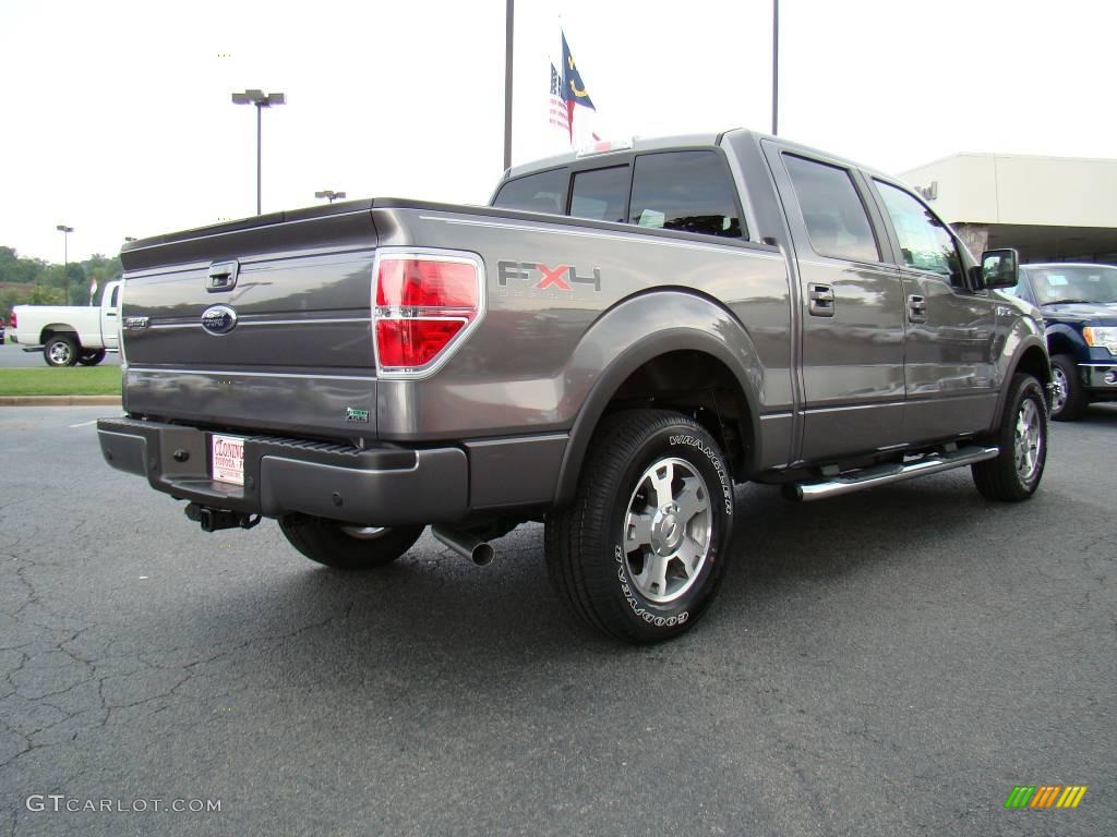 2010 F150 FX4 SuperCrew 4x4 - Sterling Grey Metallic / Black photo #3