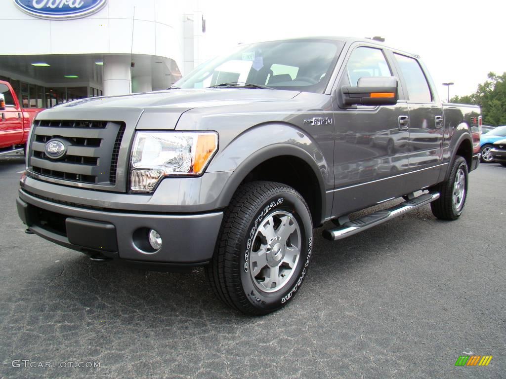 2010 F150 FX4 SuperCrew 4x4 - Sterling Grey Metallic / Black photo #6