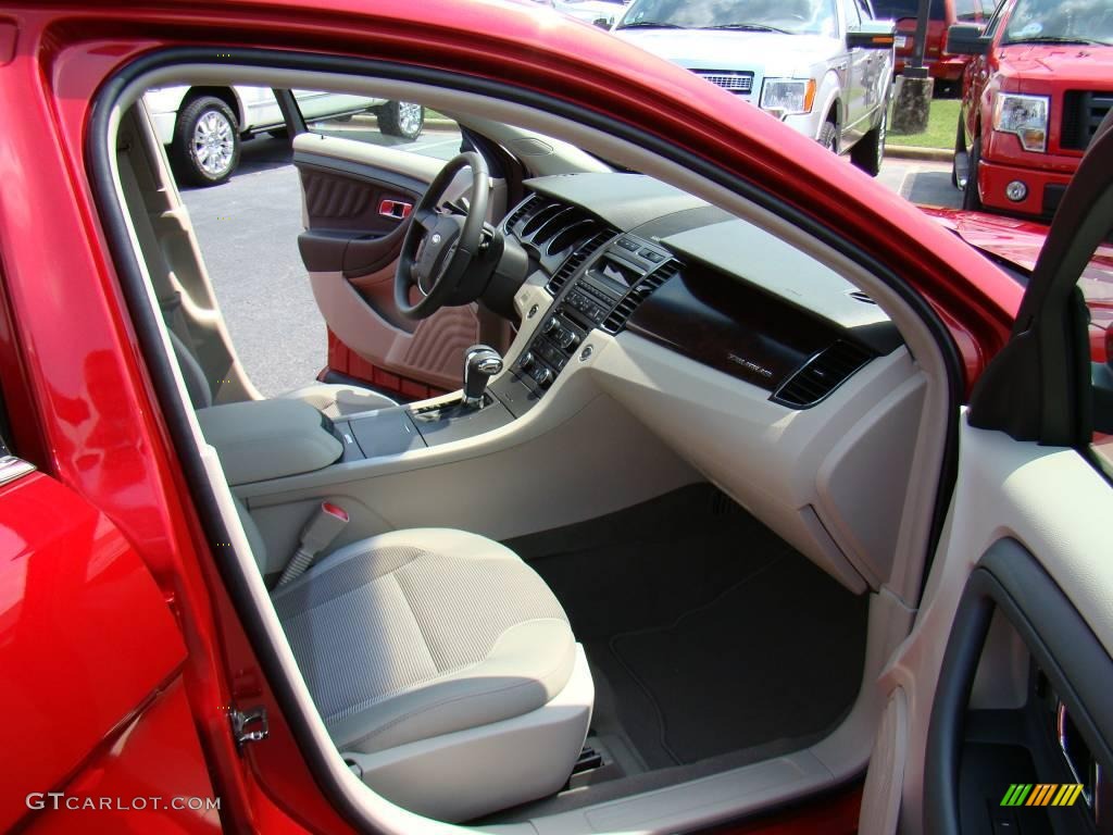 2010 Taurus SEL - Red Candy Metallic / Light Stone photo #12