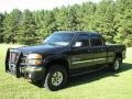 2003 Carbon Metallic GMC Sierra 2500HD SLT Crew Cab 4x4  photo #1