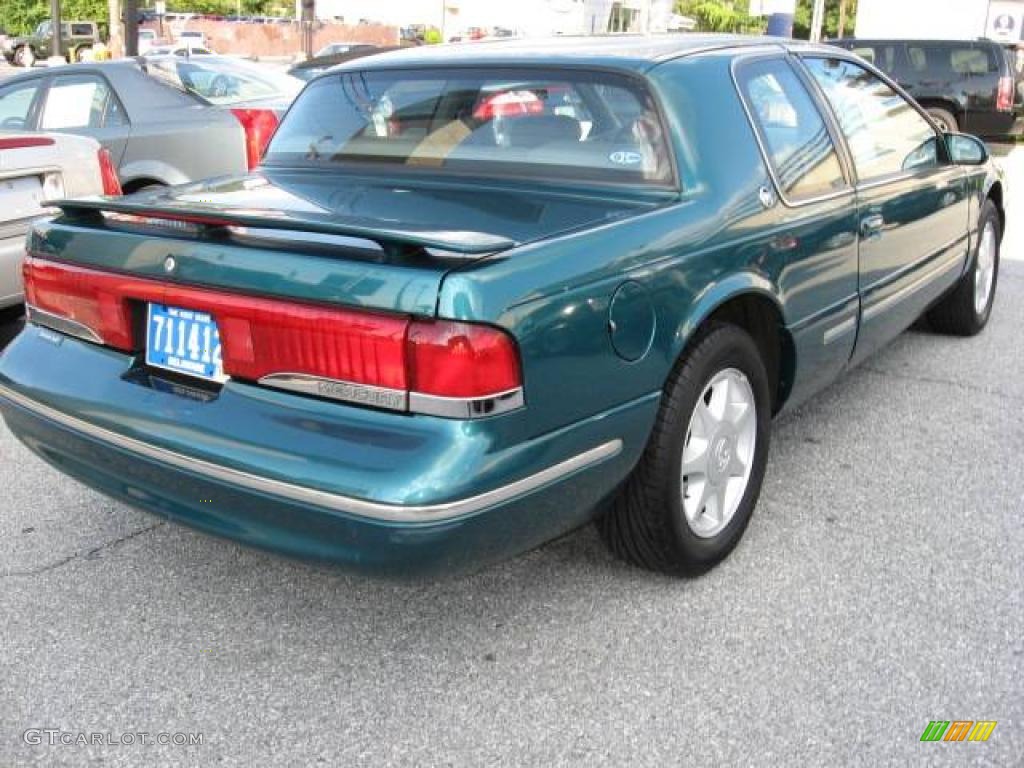 1997 Cougar XR7 - Pacific Green Metallic / 30th Anniversary Light Prairie Tan photo #8