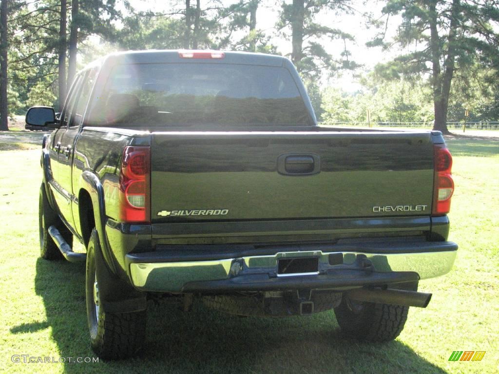 2003 Sierra 2500HD SLT Crew Cab 4x4 - Carbon Metallic / Pewter photo #6