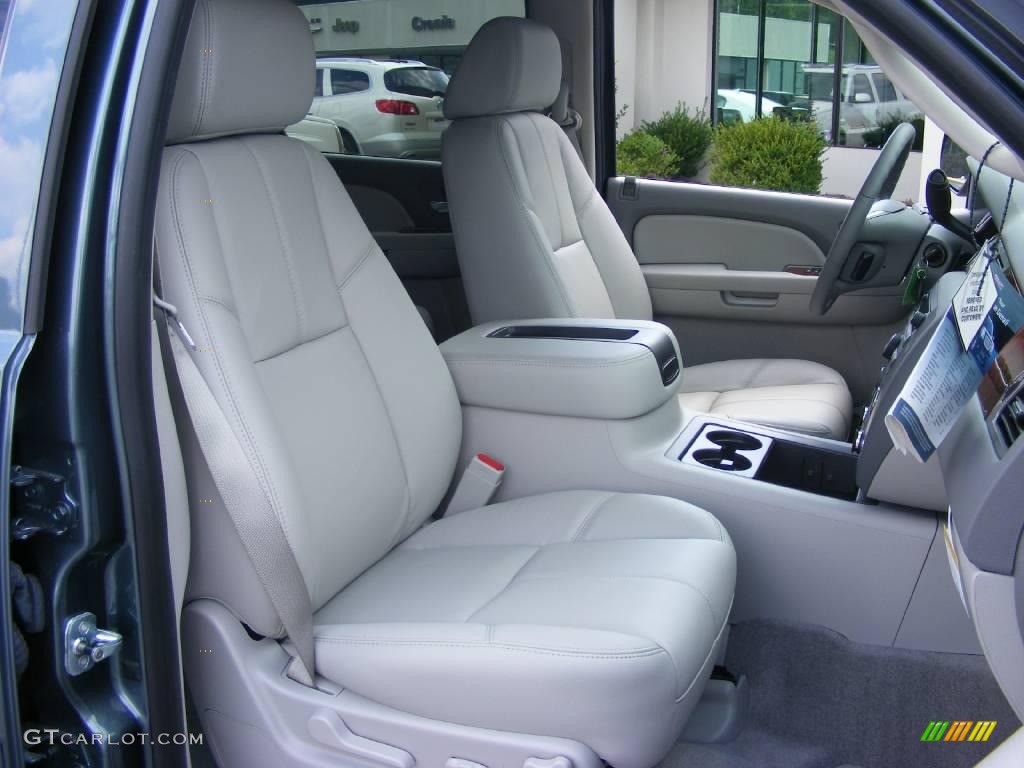 2009 Yukon XL SLT - Stealth Gray Metallic / Light Titanium photo #18