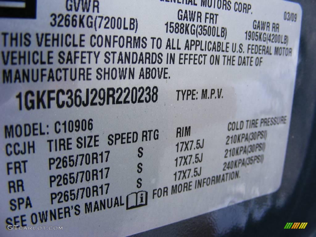 2009 Yukon XL SLT - Stealth Gray Metallic / Light Titanium photo #27