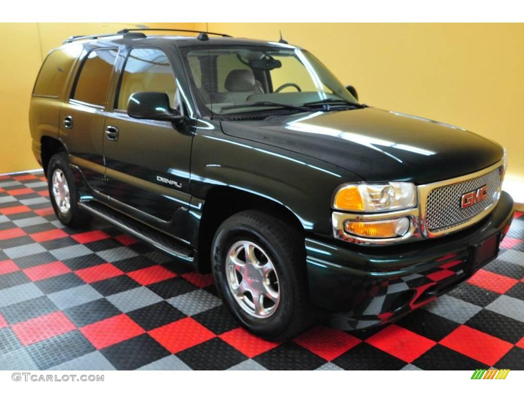2004 Yukon Denali AWD - Polo Green Metallic / Sandstone photo #1
