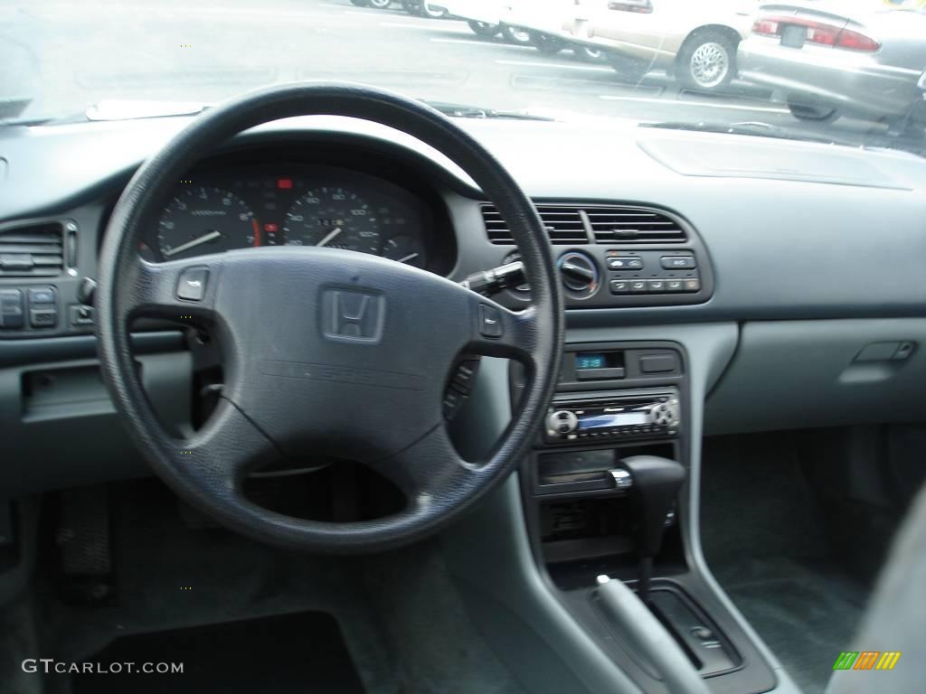 1996 Accord EX Sedan - Dark Eucalyptus Green Pearl Metallic / Gray photo #11
