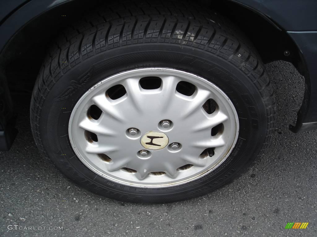 1996 Accord EX Sedan - Dark Eucalyptus Green Pearl Metallic / Gray photo #13