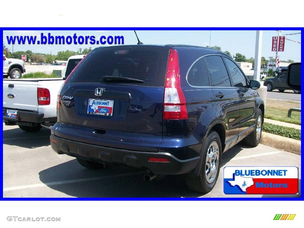 2008 CR-V LX - Royal Blue Pearl / Black photo #3