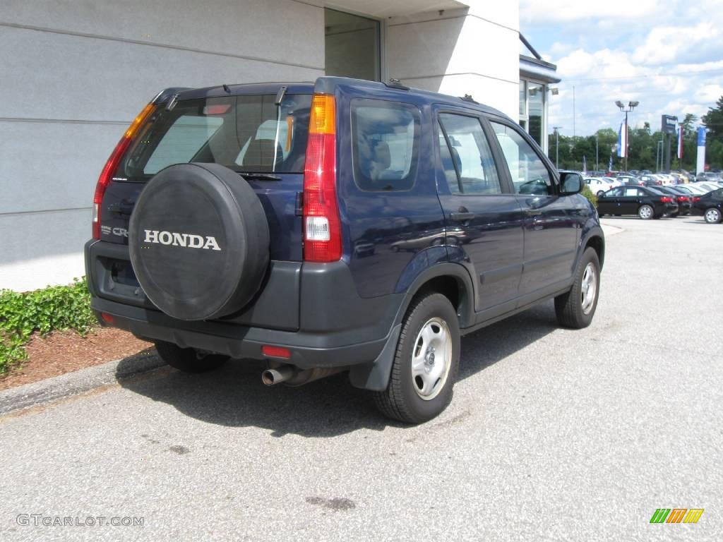 2004 CR-V LX 4WD - Eternal Blue Pearl / Black photo #3