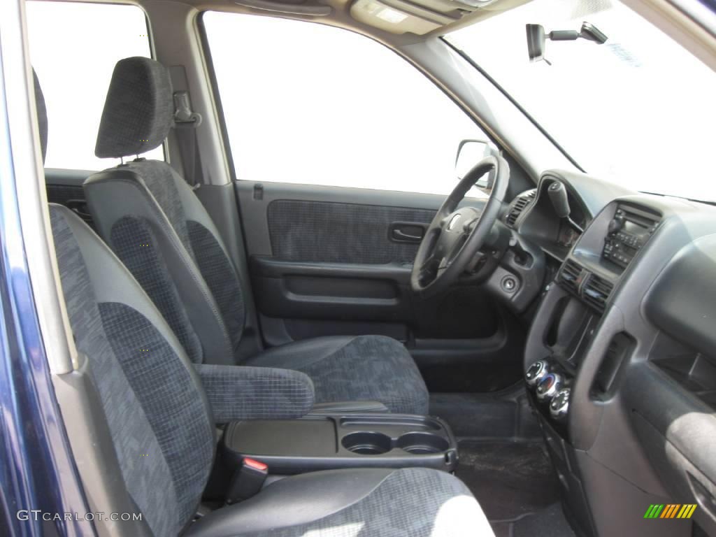 2004 CR-V LX 4WD - Eternal Blue Pearl / Black photo #5