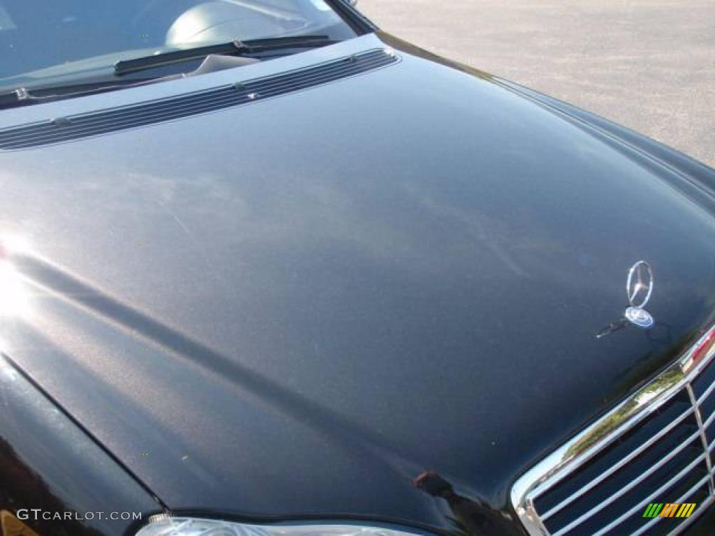2003 S 55 AMG Sedan - Obsidian Black Metallic / Charcoal photo #5