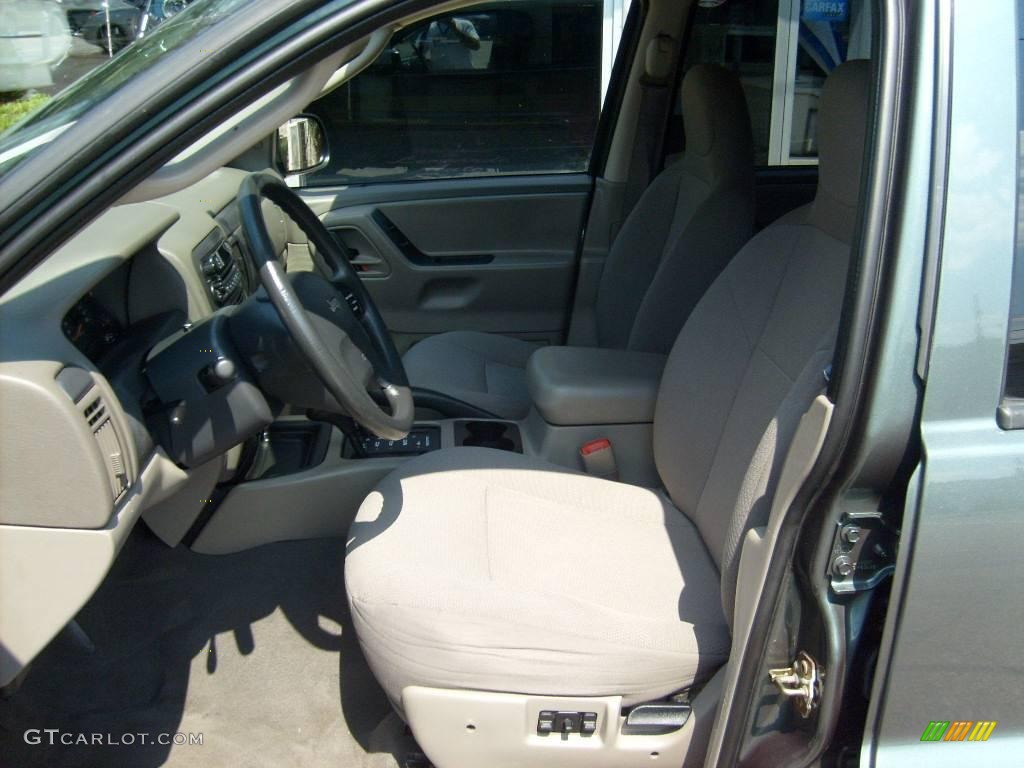2003 Grand Cherokee Laredo 4x4 - Onyx Green Pearlcoat / Taupe photo #9