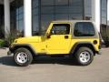 2006 Solar Yellow Jeep Wrangler Sport 4x4  photo #1