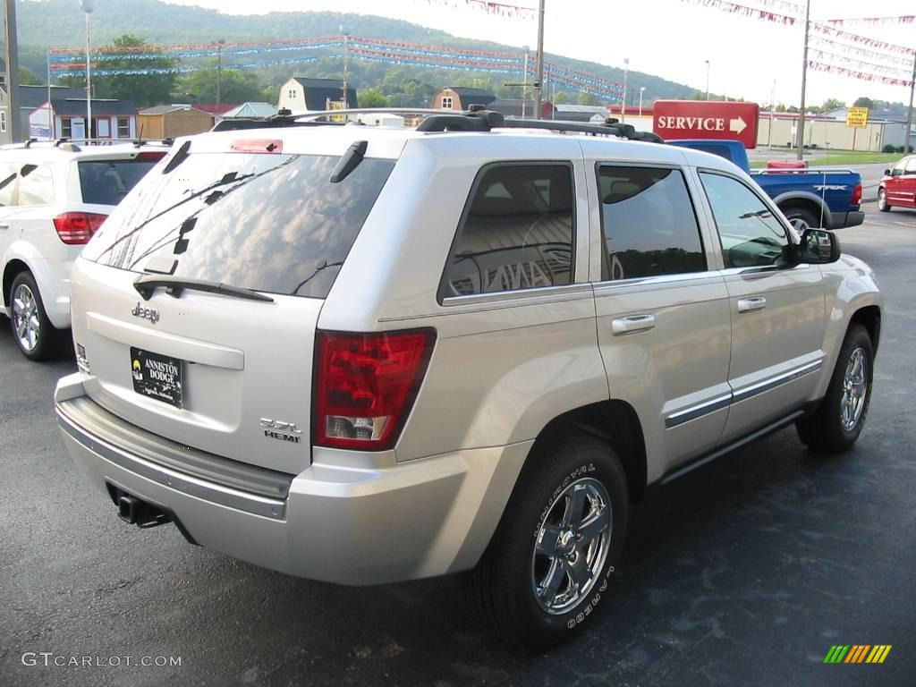 2006 Grand Cherokee Limited 4x4 - Bright Silver Metallic / Medium Slate Gray photo #6