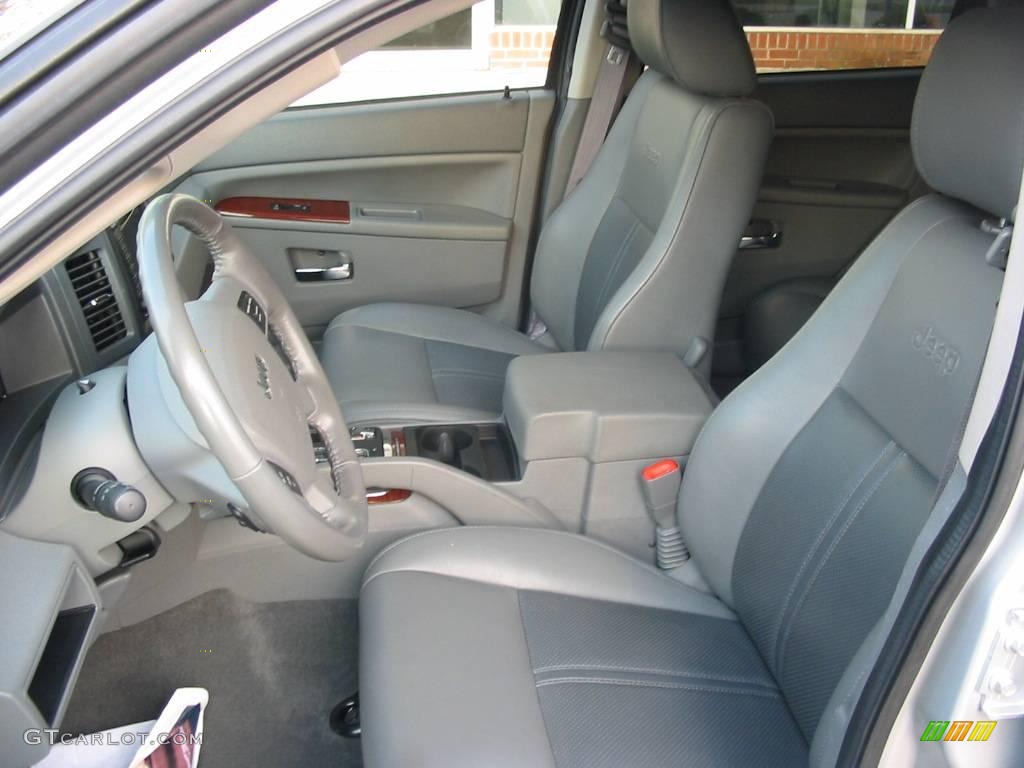 2006 Grand Cherokee Limited 4x4 - Bright Silver Metallic / Medium Slate Gray photo #13