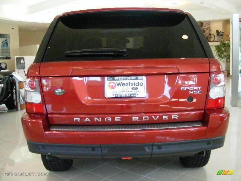 2009 Range Rover Sport HSE - Rimini Red Metallic / Ivory/Ebony photo #3