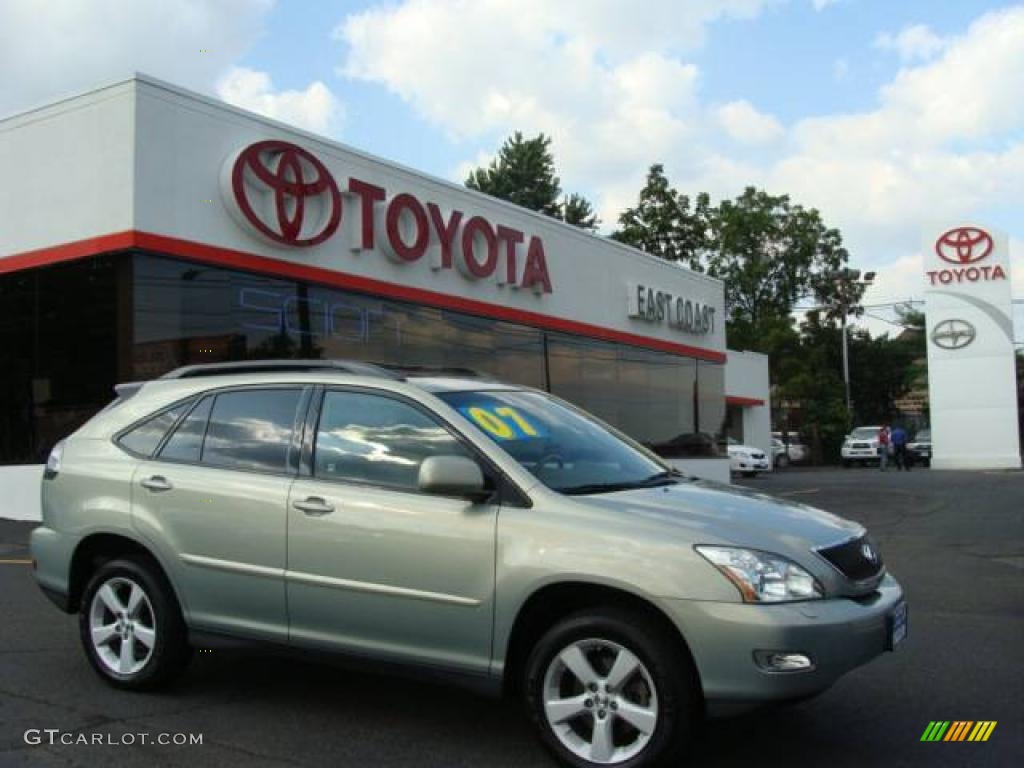 2007 RX 350 AWD - Bamboo Green Pearl / Ivory photo #1