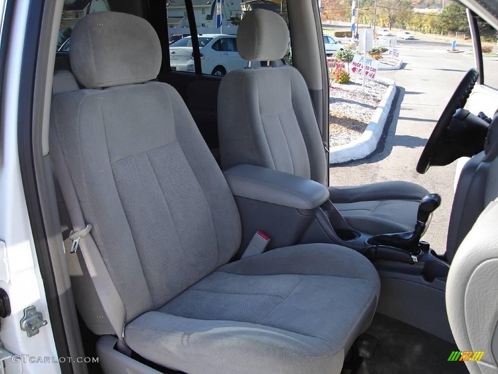 2005 TrailBlazer EXT LT 4x4 - Summit White / Light Gray photo #14