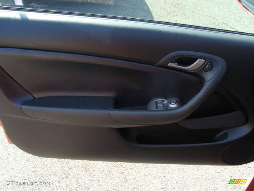 2006 RSX Type S Sports Coupe - Blaze Orange Metallic / Ebony photo #7