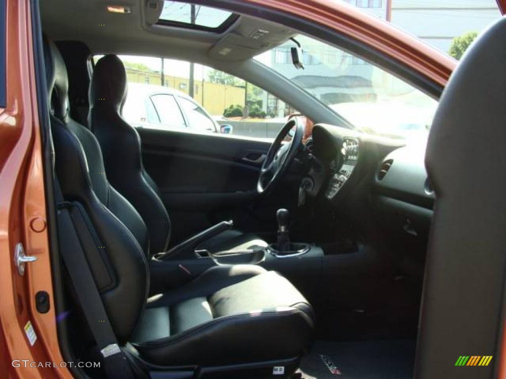 2006 RSX Type S Sports Coupe - Blaze Orange Metallic / Ebony photo #17