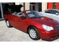 2008 Inferno Red Crystal Pearl Chrysler Sebring LX Convertible  photo #21