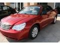 2008 Inferno Red Crystal Pearl Chrysler Sebring LX Convertible  photo #22