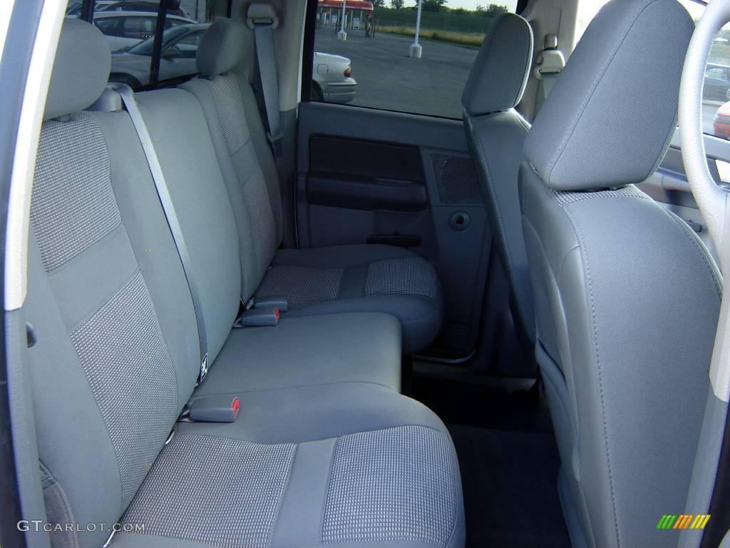 2007 Ram 1500 Big Horn Edition Quad Cab 4x4 - Bright White / Medium Slate Gray photo #15