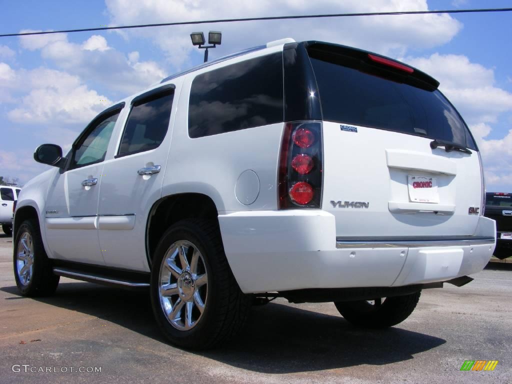 2007 Yukon Denali AWD - Summit White / Ebony Black photo #6
