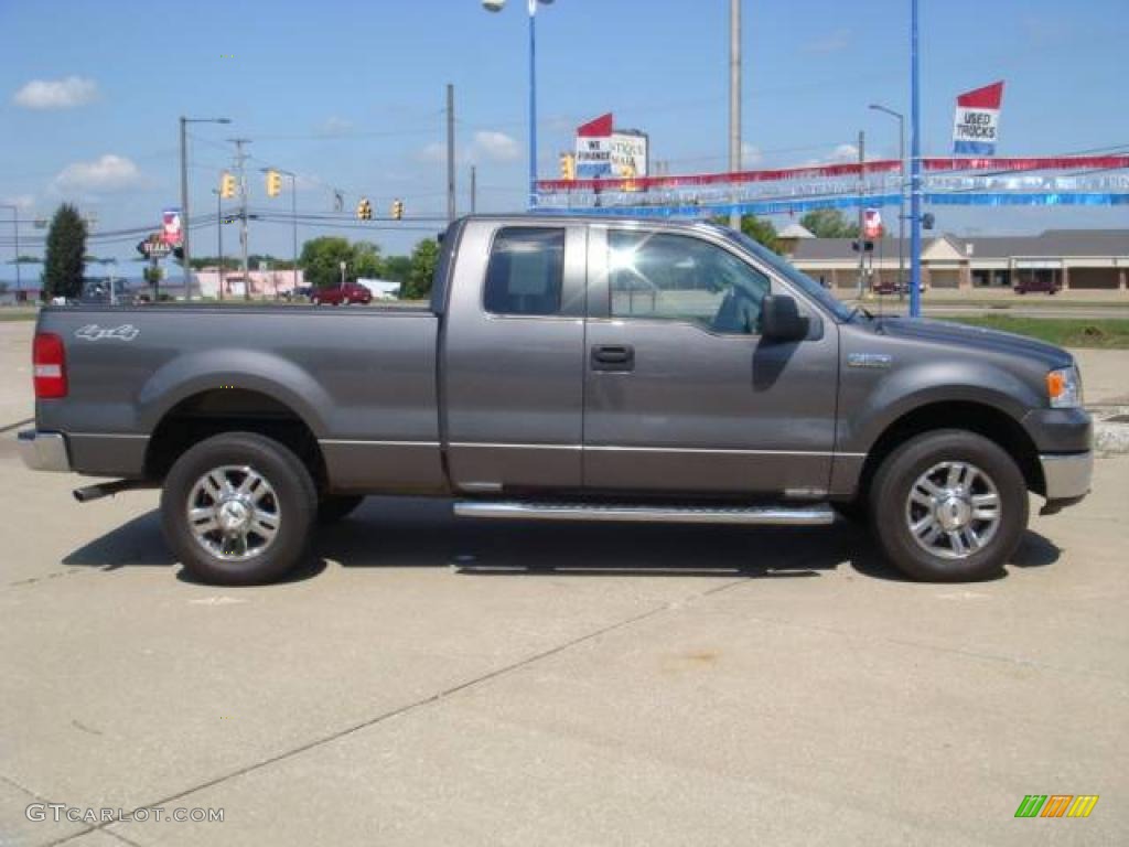 2006 F150 XLT SuperCab 4x4 - Dark Shadow Grey Metallic / Medium/Dark Flint photo #5