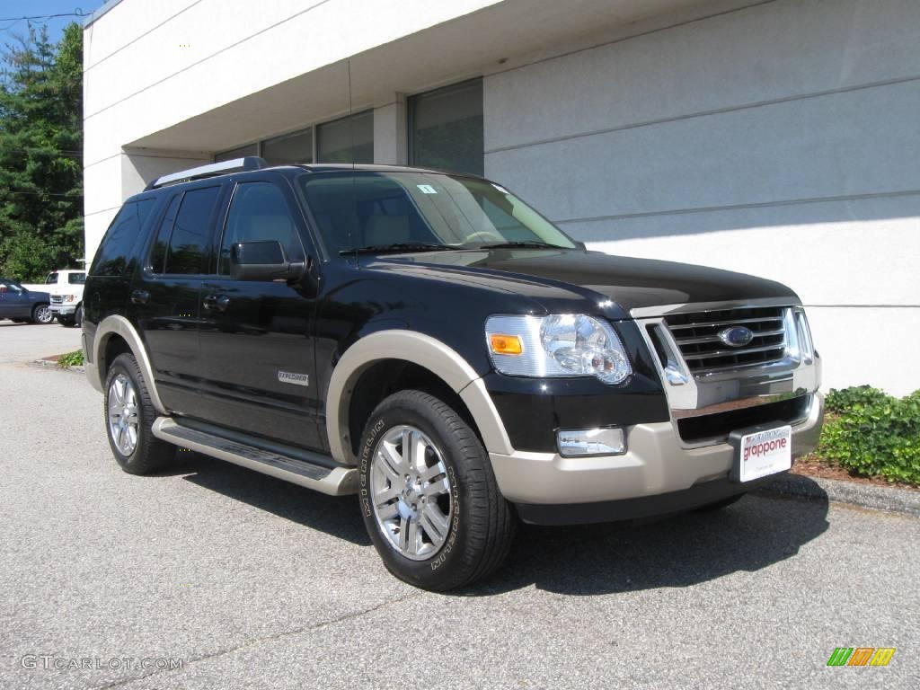 2006 Explorer Eddie Bauer 4x4 - Black / Camel photo #1