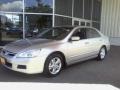 2007 Alabaster Silver Metallic Honda Accord SE Sedan  photo #3