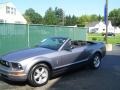 2007 Tungsten Grey Metallic Ford Mustang V6 Premium Convertible  photo #6