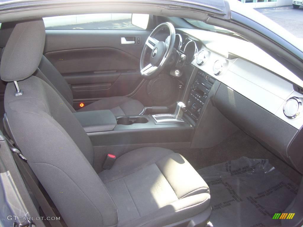 2007 Mustang V6 Premium Convertible - Tungsten Grey Metallic / Dark Charcoal photo #17