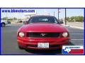 2008 Dark Candy Apple Red Ford Mustang V6 Premium Convertible  photo #2