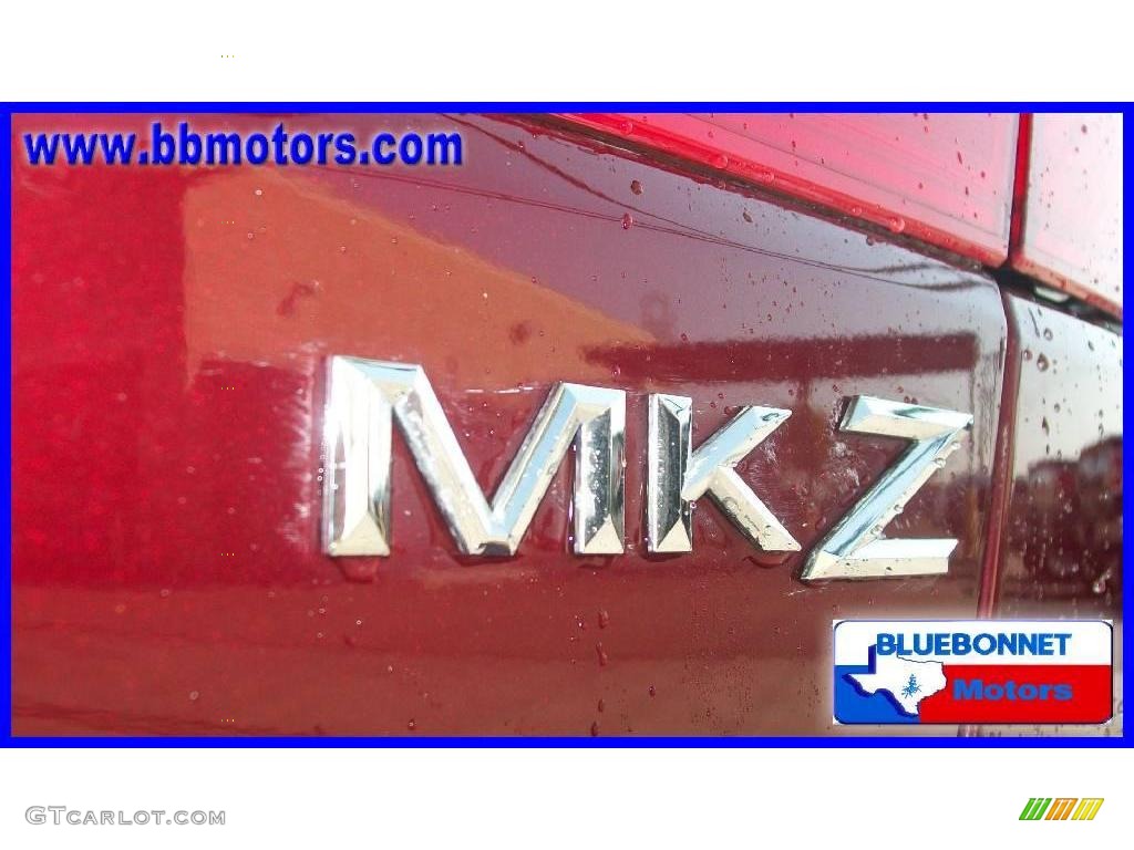 2007 MKZ Sedan - Merlot Metallic / Light Stone photo #16
