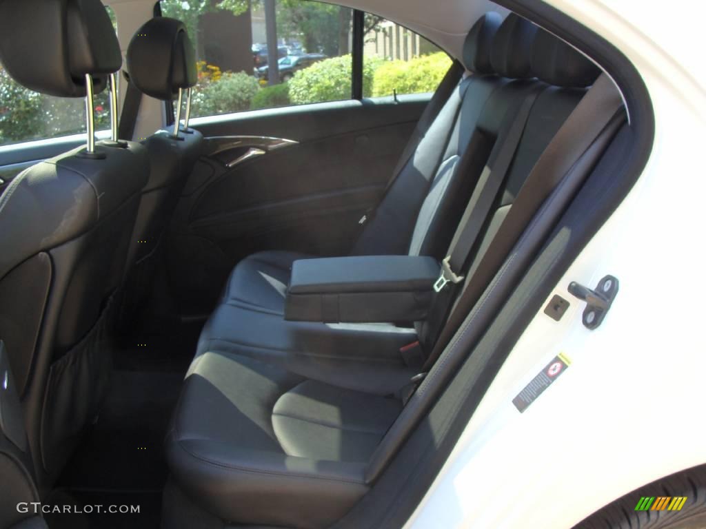 2008 E 350 4Matic Sedan - Arctic White / Black photo #10