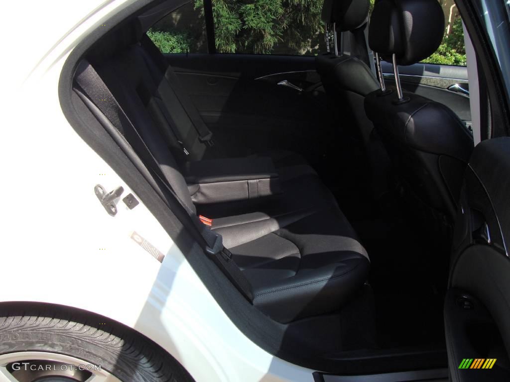 2008 E 350 4Matic Sedan - Arctic White / Black photo #15